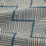 Geometrischer Stoff JH-02 – Graublau