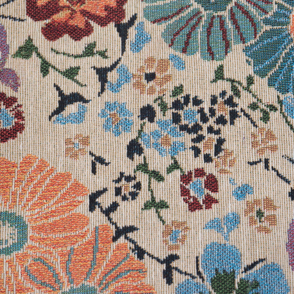 Blumenstoff FF-04 – Multicolor Beige