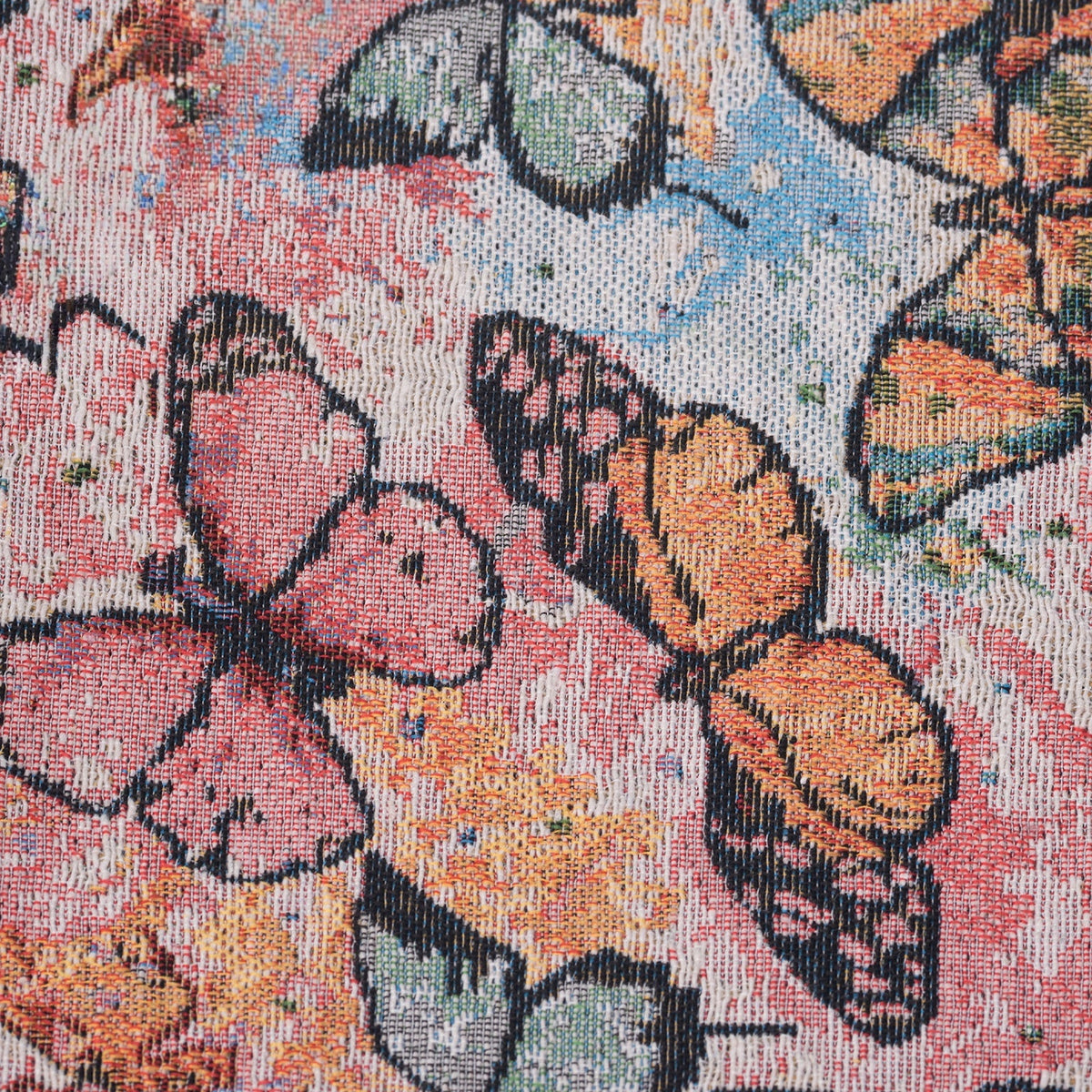 Blumenstoff FF-02 – Multicolor Pink